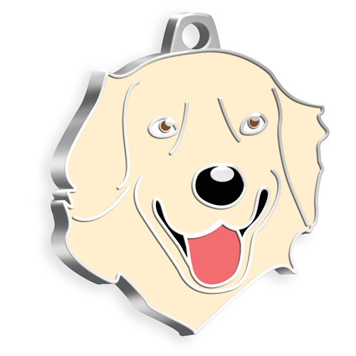Beyaz Krem Golden Retriever Köpek İsim Künyesi