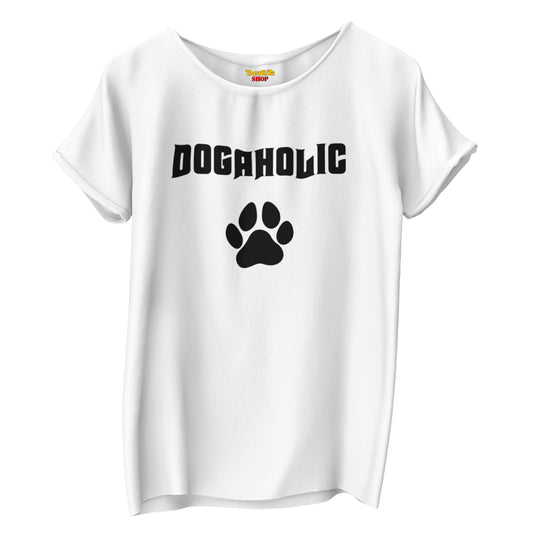 Dogaholic - Köpekkolik- TontikShop Köpek ve Kedi Sahipleri için Tişört Serisi - Komik Kedi Köpek Tişörtleri