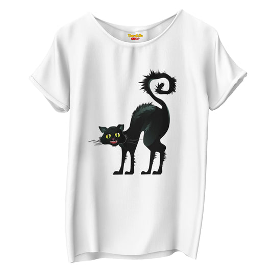 Kara Kedi - TontikShop Köpek ve Kedi Sahipleri için Tişört Serisi - Komik Kedi Köpek Tişörtleri