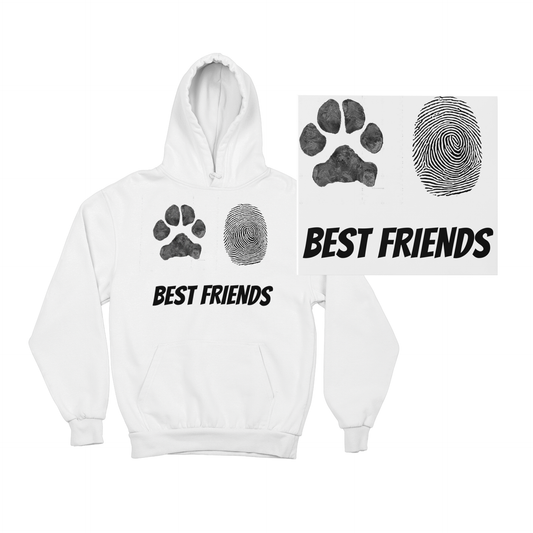 En İyi Dostlara - TontikShop Köpek ve Kedi Sahipleri için Kapüşonlu Sweatshirt Serisi - Komik Kedi Köpek Kapüşonlu Sweatshirt