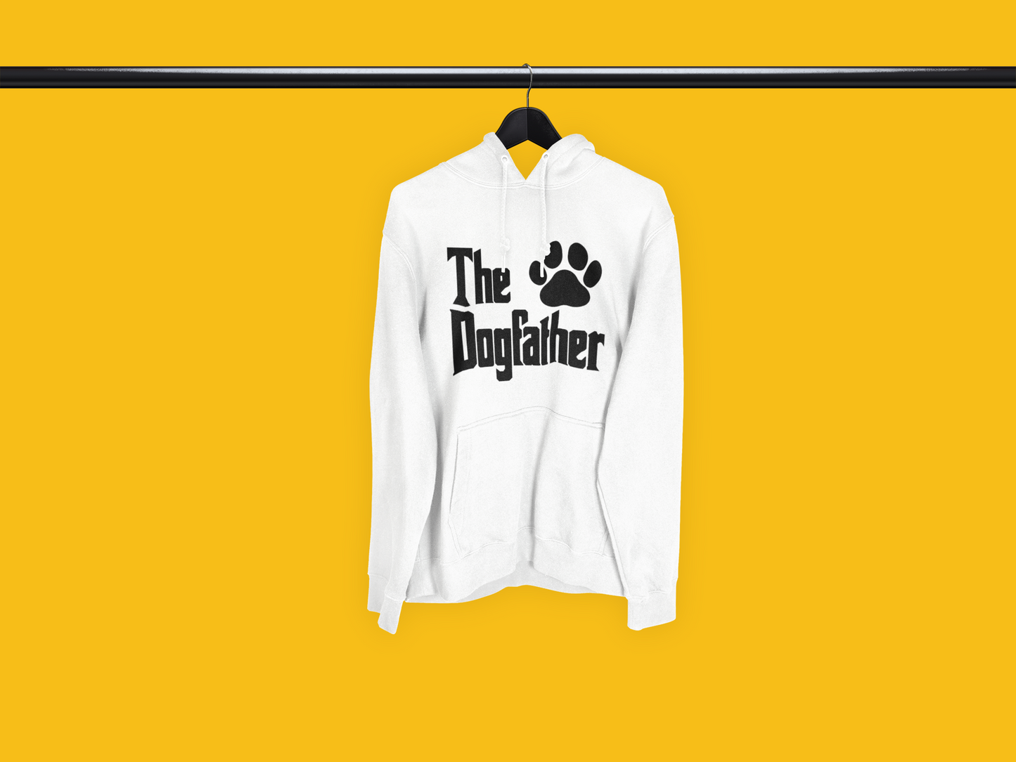 The DogFather - TontikShop Köpek ve Kedi Sahipleri için Kapüşonlu Sweatshirt Serisi - Komik Kedi Köpek Kapüşonlu Sweatshirt