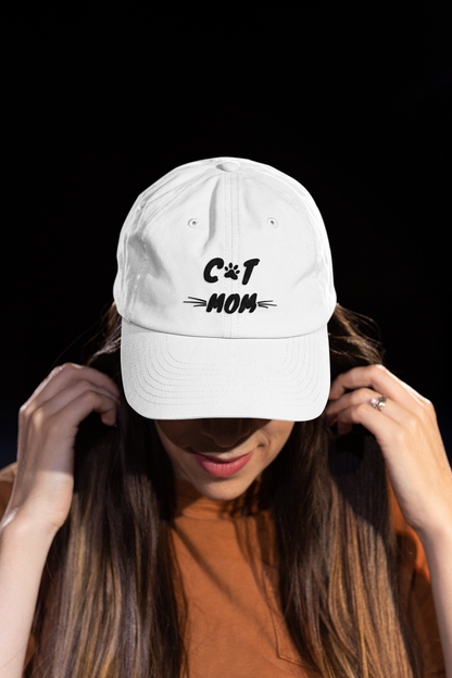 Cat Mom Kedi Annesi Şapkası. TontikShop Şapka Serisi