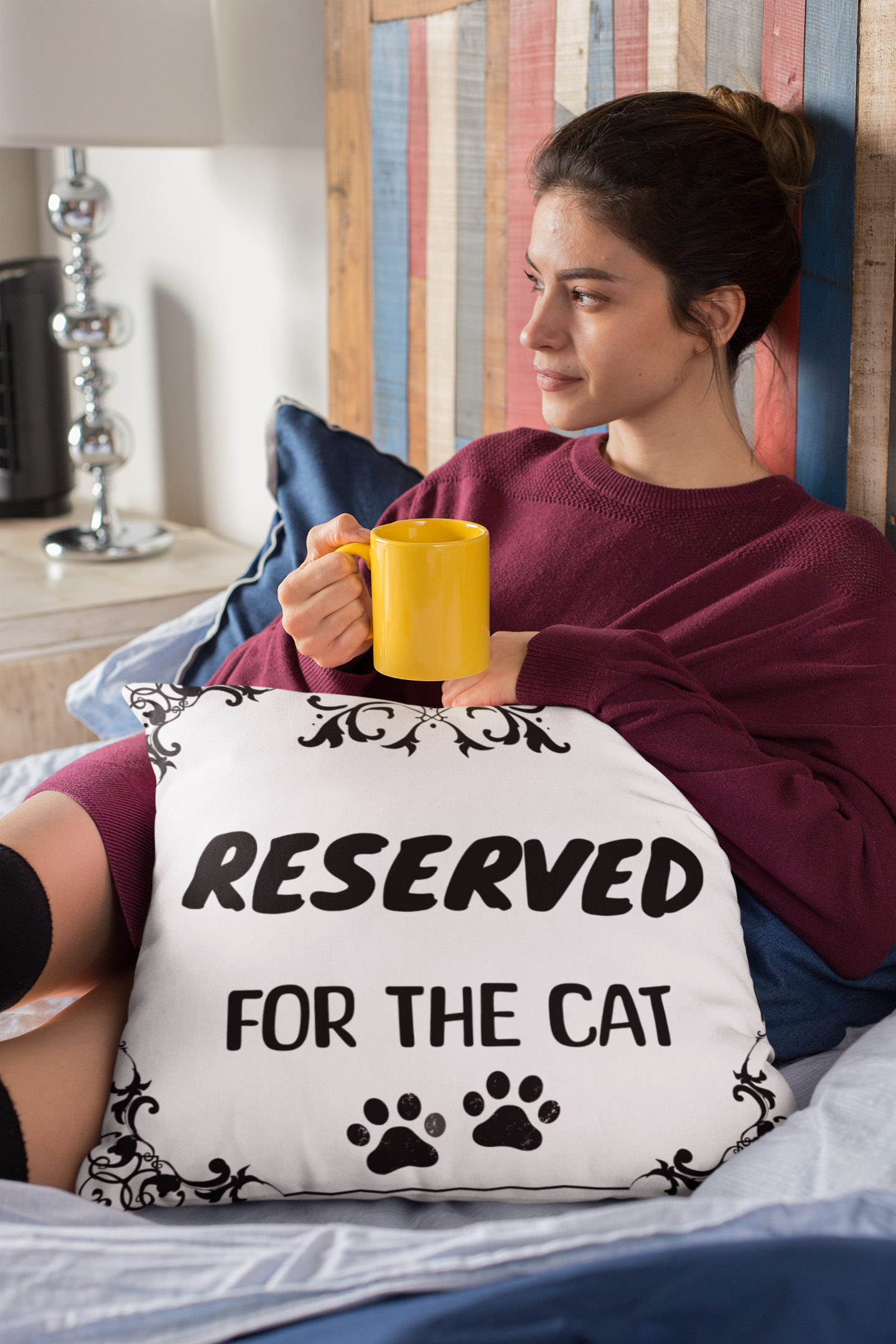 Kedi için Rezerve Yastık Kılıfı. TontikShop Yastık Kılıfı