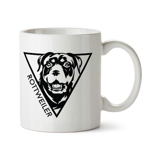 Rottweiler Silüet Kahve Çay Kupası