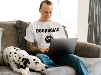Dogaholic - Köpekkolik- TontikShop Köpek ve Kedi Sahipleri için Tişört Serisi - Komik Kedi Köpek Tişörtleri