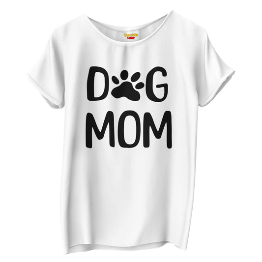 DOG MOM Köpek Annesi - TontikShop Köpek ve Kedi Sahipleri için Tişört Serisi - Komik Kedi Köpek Tişörtleri