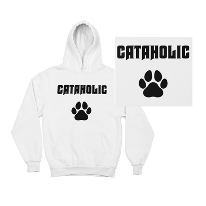 Cataholic / Kedikolik - TontikShop Köpek ve Kedi Sahipleri için Kapüşonlu Sweatshirt Serisi - Komik Kedi Köpek Kapüşonlu Sweatshirt