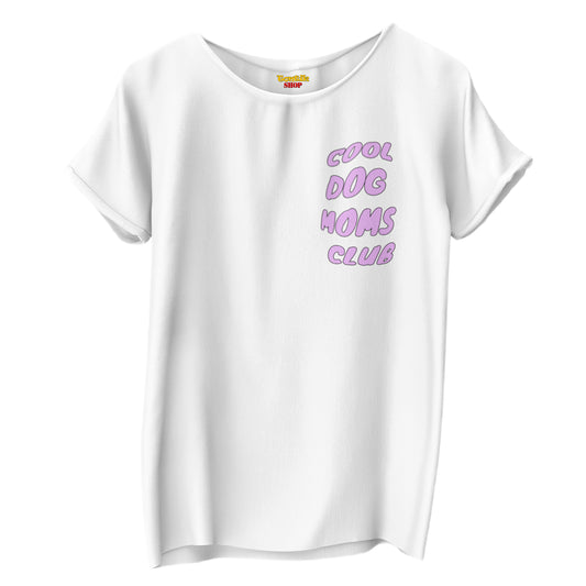 Cool Dog Moms Club - TontikShop Köpek ve Kedi Sahipleri için Tişört Serisi - Komik Kedi Köpek Tişörtleri