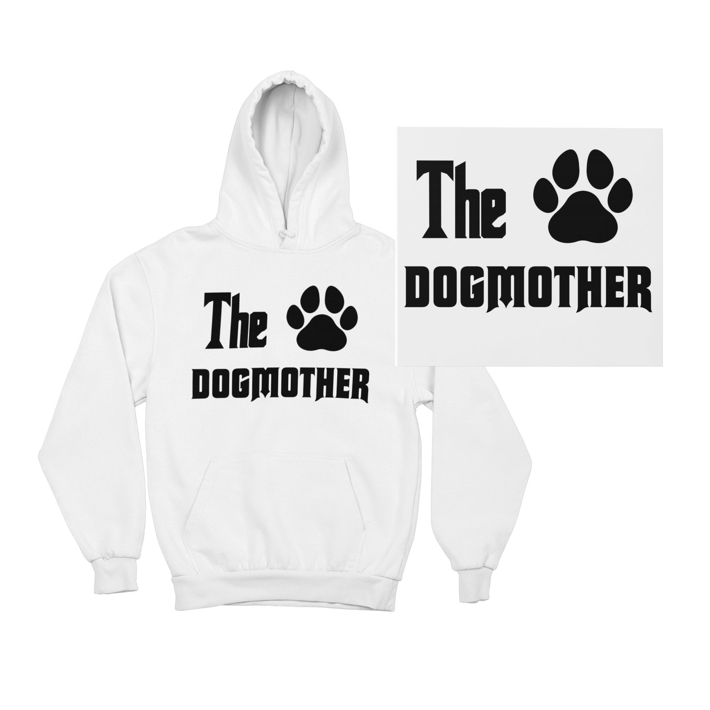 The DogMother - TontikShop Köpek ve Kedi Sahipleri için Kapüşonlu Sweatshirt Serisi - Komik Kedi Köpek Kapüşonlu Sweatshirt