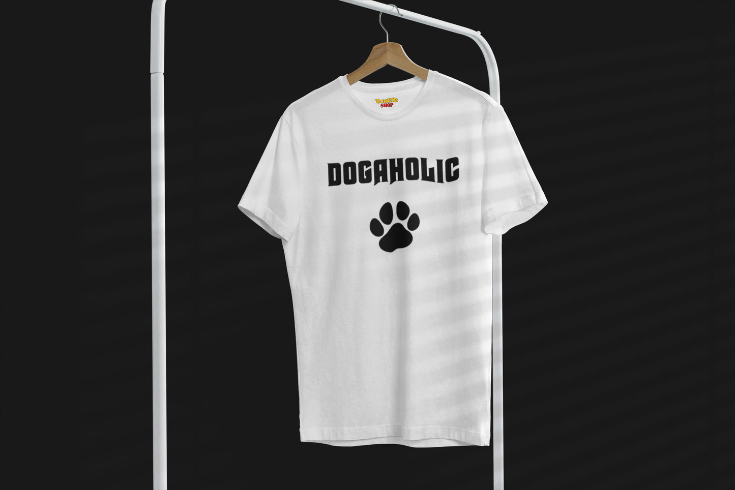 Dogaholic - Köpekkolik- TontikShop Köpek ve Kedi Sahipleri için Tişört Serisi - Komik Kedi Köpek Tişörtleri