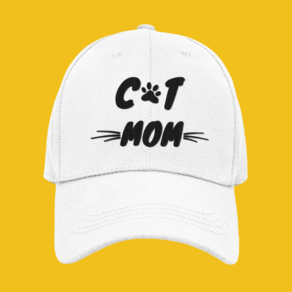 Cat Mom Kedi Annesi Şapkası. TontikShop Şapka Serisi