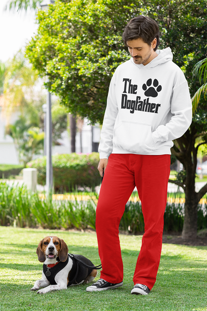 The DogFather - TontikShop Köpek ve Kedi Sahipleri için Kapüşonlu Sweatshirt Serisi - Komik Kedi Köpek Kapüşonlu Sweatshirt