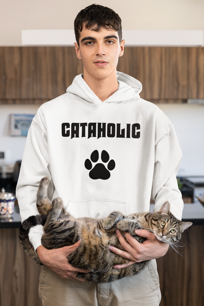 Cataholic / Kedikolik - TontikShop Köpek ve Kedi Sahipleri için Kapüşonlu Sweatshirt Serisi - Komik Kedi Köpek Kapüşonlu Sweatshirt