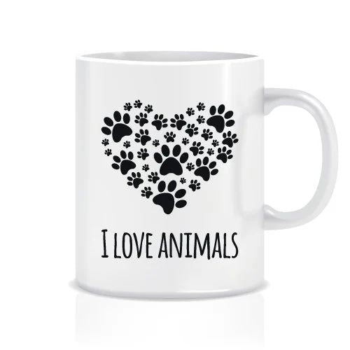 Hayvanları Seviyorum Kahve Çay Kupası