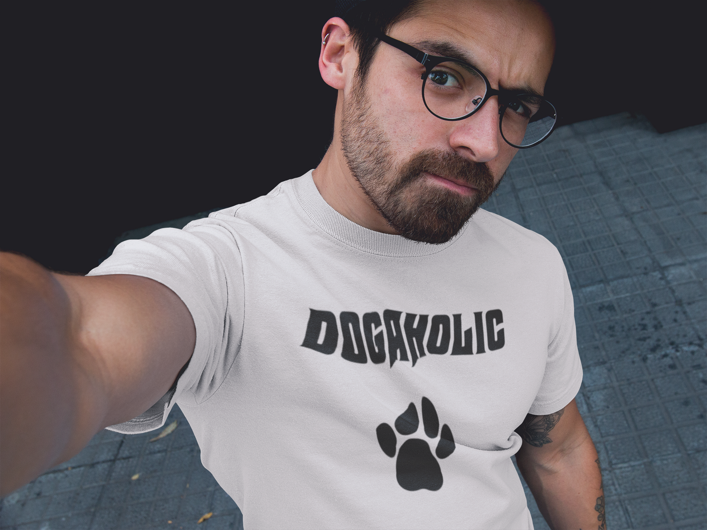 Dogaholic - Köpekkolik- TontikShop Köpek ve Kedi Sahipleri için Tişört Serisi - Komik Kedi Köpek Tişörtleri