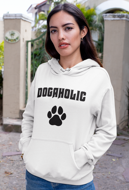 Dogaholic / Köpekkolik - TontikShop Köpek ve Kedi Sahipleri için Kapüşonlu Sweatshirt Serisi - Komik Kedi Köpek Kapüşonlu Sweatshirt