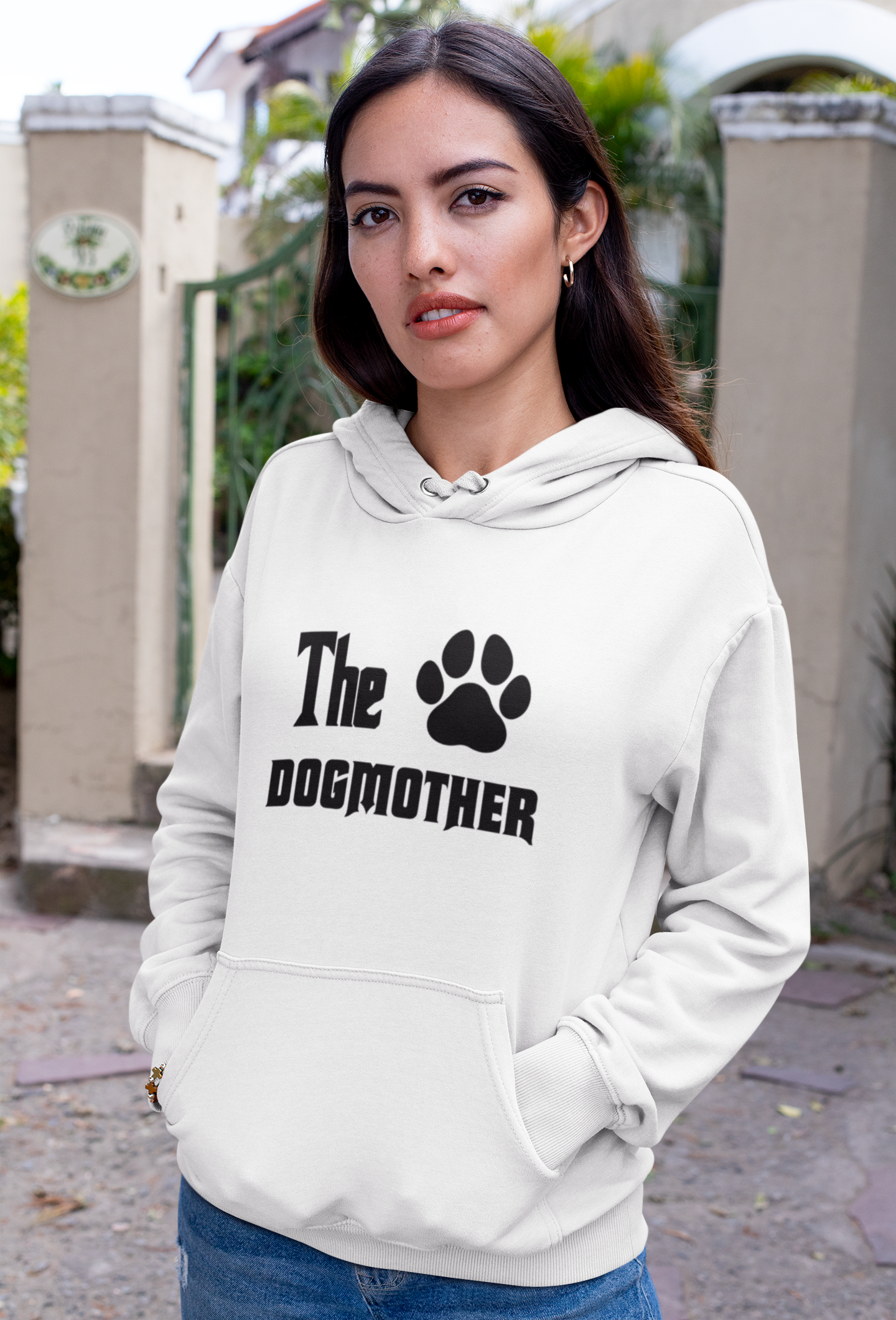 The DogMother - TontikShop Köpek ve Kedi Sahipleri için Kapüşonlu Sweatshirt Serisi - Komik Kedi Köpek Kapüşonlu Sweatshirt