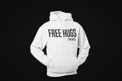 Free Hugs ( For Cats ) - TontikShop Köpek ve Kedi Sahipleri için Kapüşonlu Sweatshirt Serisi - Komik Kedi Köpek Kapüşonlu Sweatshirt