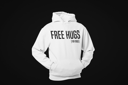 Free Hugs ( For Dogs ) - TontikShop Köpek ve Kedi Sahipleri için Kapüşonlu Sweatshirt Serisi - Komik Kedi Köpek Kapüşonlu Sweatshirt