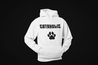 Cataholic / Kedikolik - TontikShop Köpek ve Kedi Sahipleri için Kapüşonlu Sweatshirt Serisi - Komik Kedi Köpek Kapüşonlu Sweatshirt
