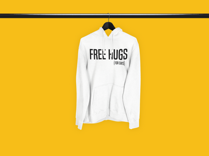 Free Hugs ( For Cats ) - TontikShop Köpek ve Kedi Sahipleri için Kapüşonlu Sweatshirt Serisi - Komik Kedi Köpek Kapüşonlu Sweatshirt