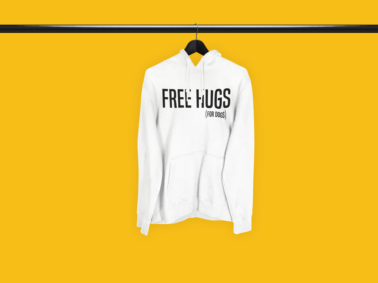 Free Hugs ( For Dogs ) - TontikShop Köpek ve Kedi Sahipleri için Kapüşonlu Sweatshirt Serisi - Komik Kedi Köpek Kapüşonlu Sweatshirt