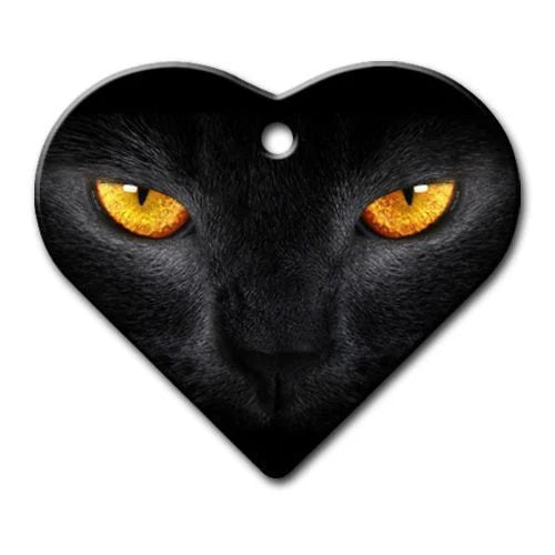 Kalp Kara Kedi İsim Künyesi