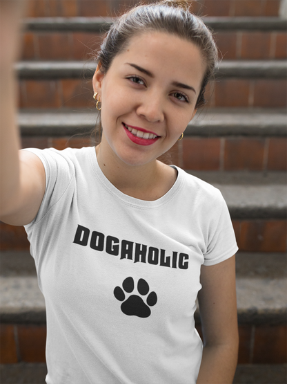 Dogaholic - Köpekkolik- TontikShop Köpek ve Kedi Sahipleri için Tişört Serisi - Komik Kedi Köpek Tişörtleri